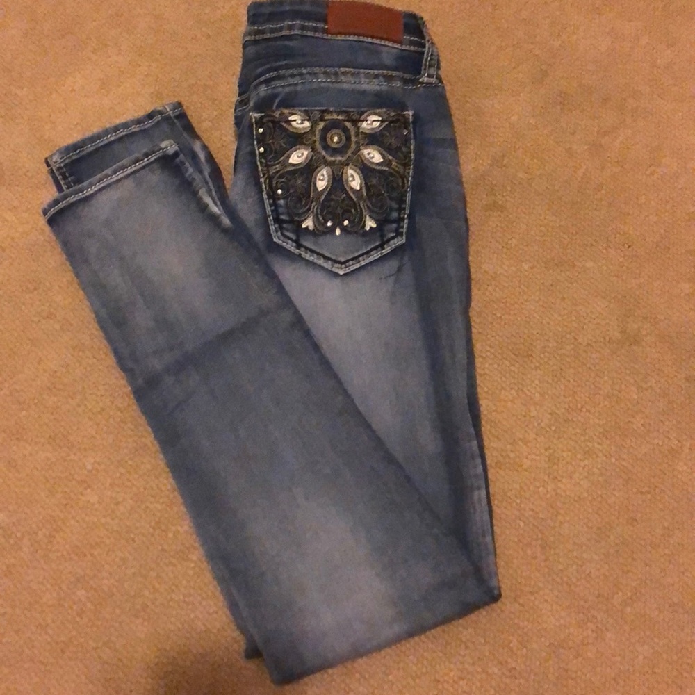 Hydraulic skinny jeans